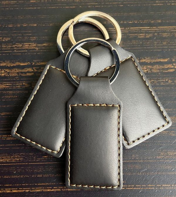 Leatherette Keychains - Custom Branded