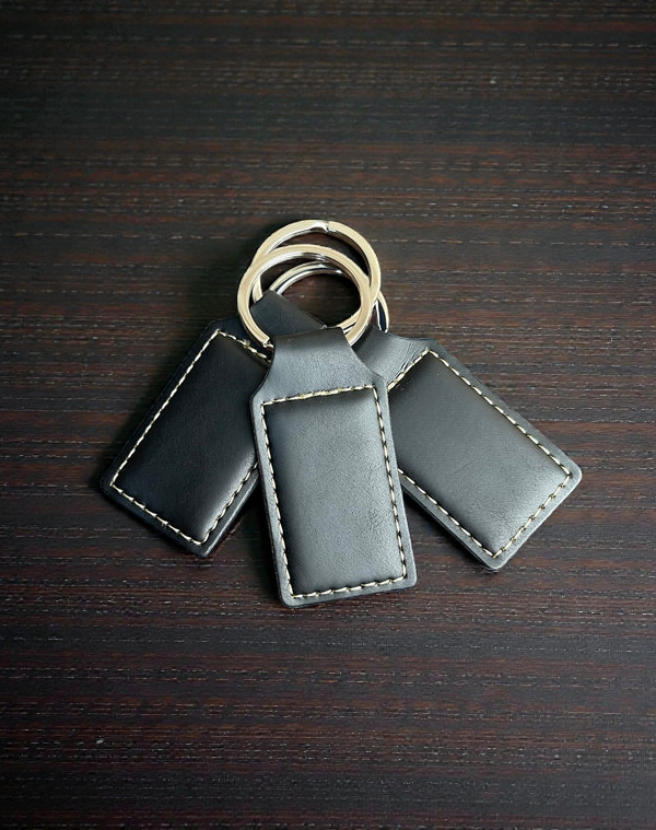 Leatherette Keychains - Custom Branded