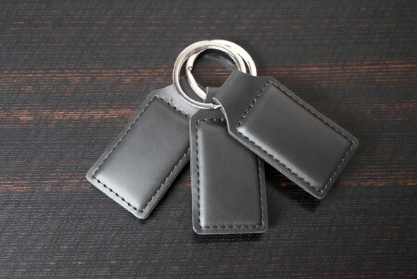 Leatherette Keychains - Custom Branded