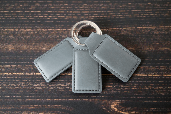 Leatherette Keychains - Custom Branded