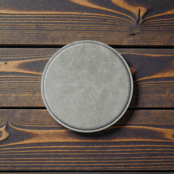 Round Leatherette Coasters