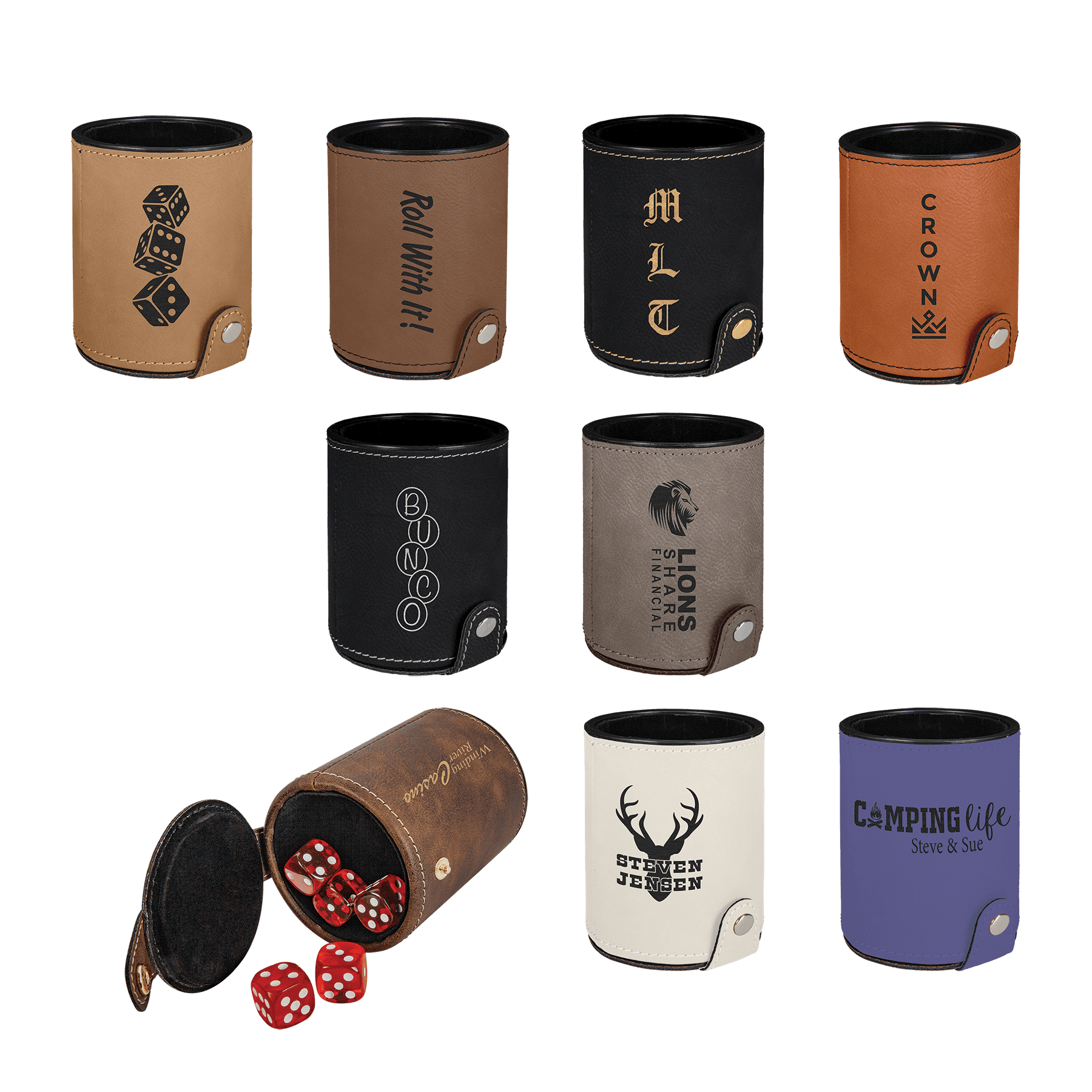 Dice Cup Set w/ 5 Dice
