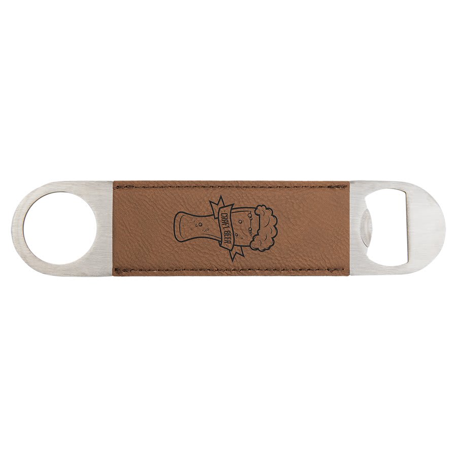 1 1/2" x 7 Leather Bottle Opener
