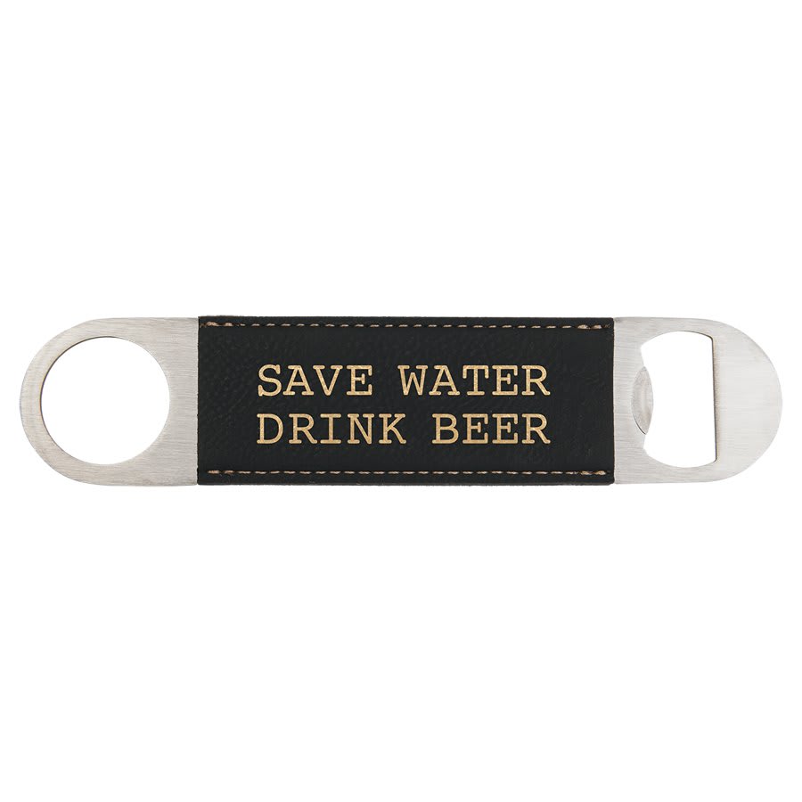 1 1/2" x 7 Leather Bottle Opener