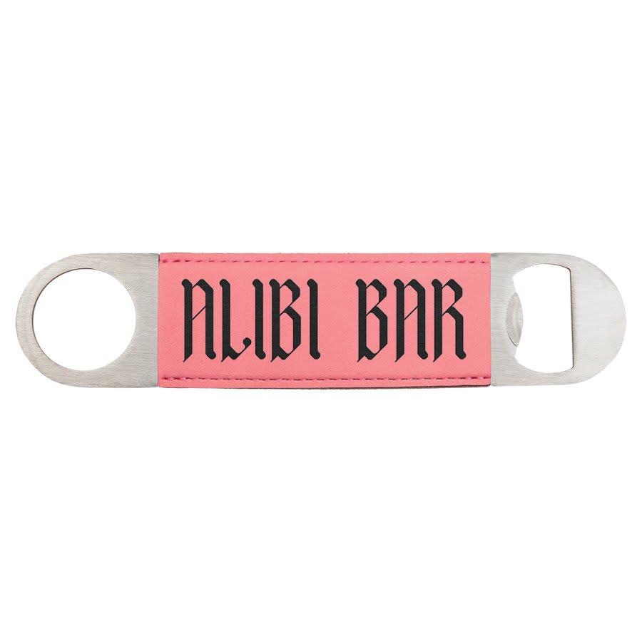 1 1/2" x 7 Leather Bottle Opener