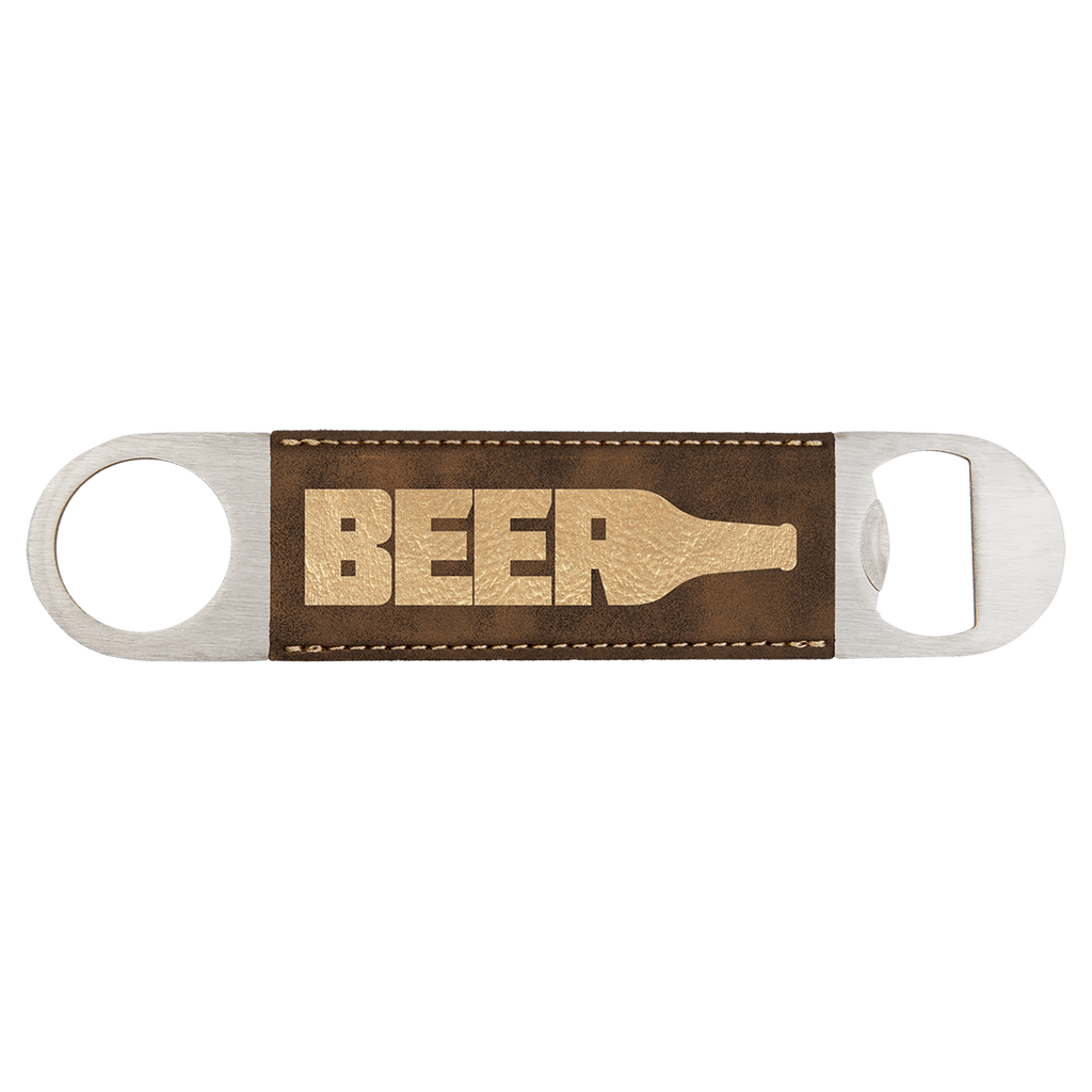 1 1/2" x 7 Leather Bottle Opener