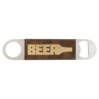 1 1/2" x 7 Leather Bottle Opener