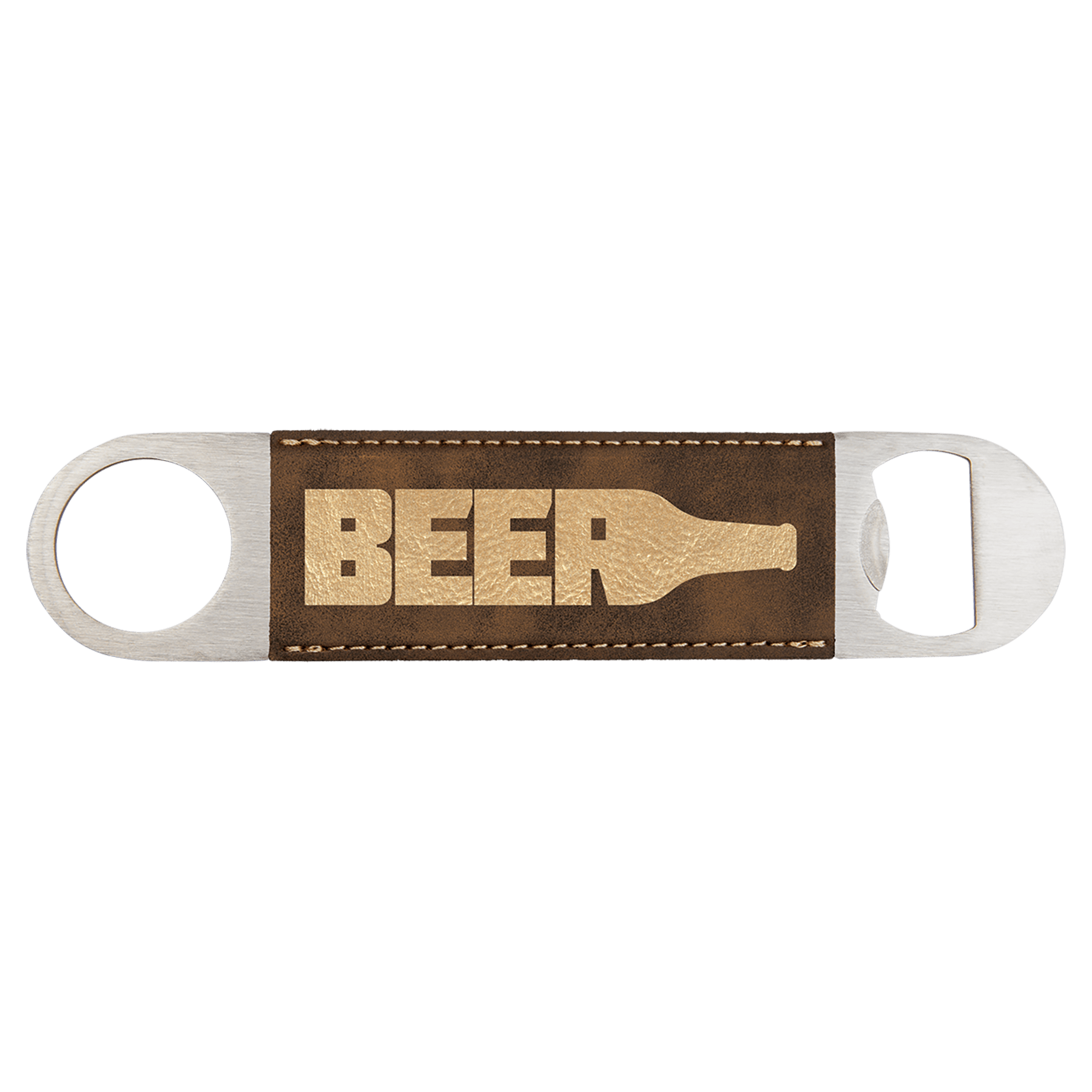 1 1/2" x 7 Leather Bottle Opener