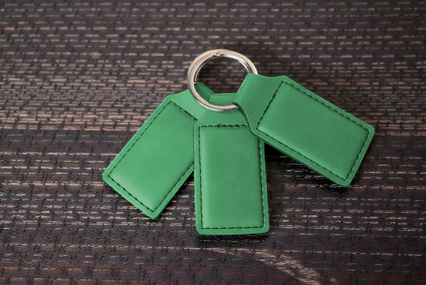 Leatherette Keychains - Custom Branded