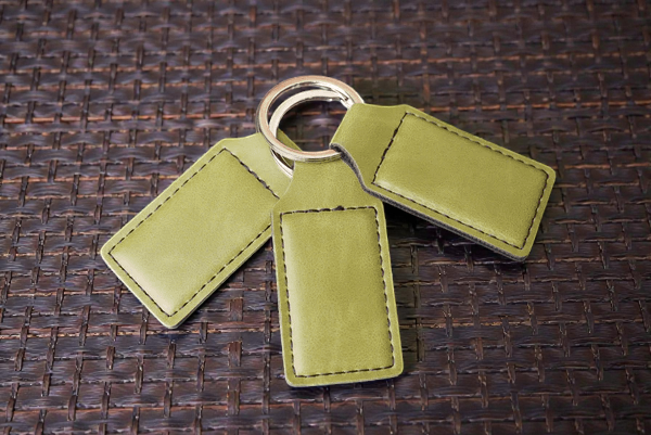 Leatherette Keychains - Custom Branded