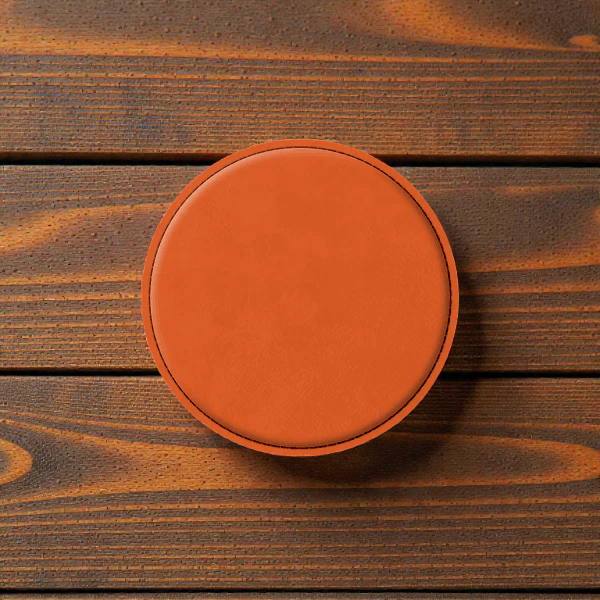Round Leatherette Coasters