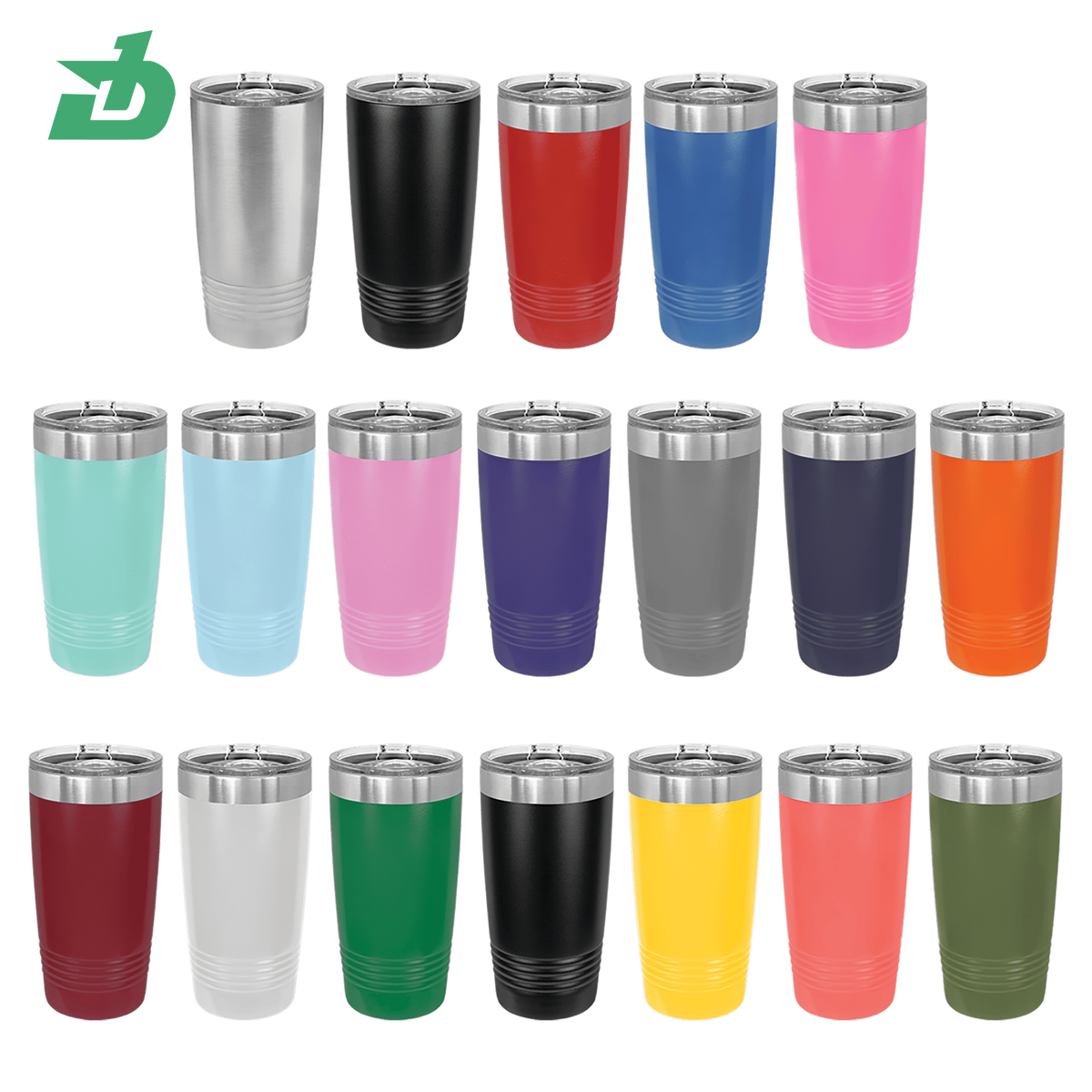 20oz Polar Camel w/ Slider Lid - Custom Branded Cups
