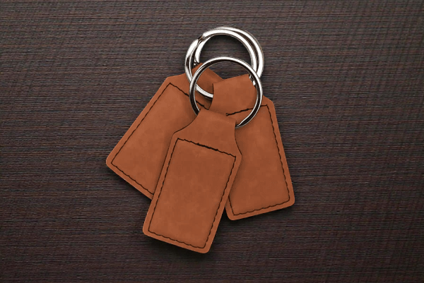 Leatherette Keychains - Custom Branded