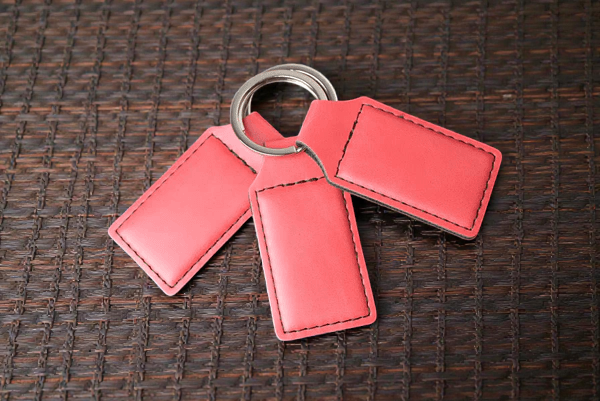 Leatherette Keychains - Custom Branded