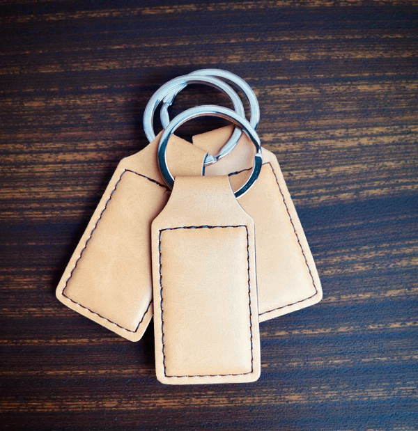 Leatherette Keychains - Custom Branded