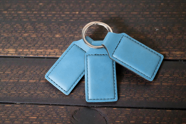 Leatherette Keychains - Custom Branded