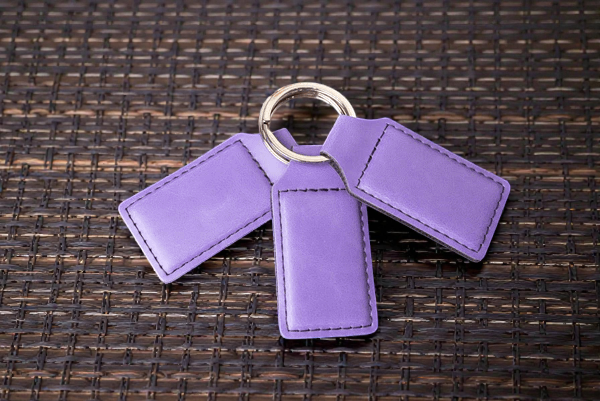 Leatherette Keychains - Custom Branded
